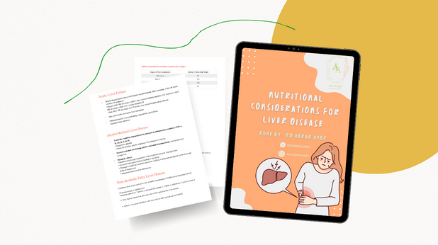 Nutrition considerations for liver disease